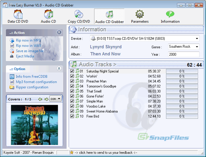 Free Easy CD DVD Burner V1.0.296 烧录光碟好帮手 软体世界 霹雳中文论坛